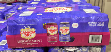 Canada Dry Ginger Ale Variety pack - 24 x 355 ml